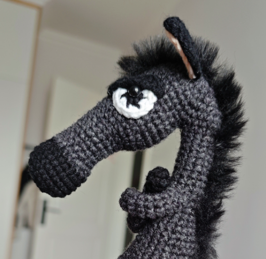 【钩针图解】傲娇马儿