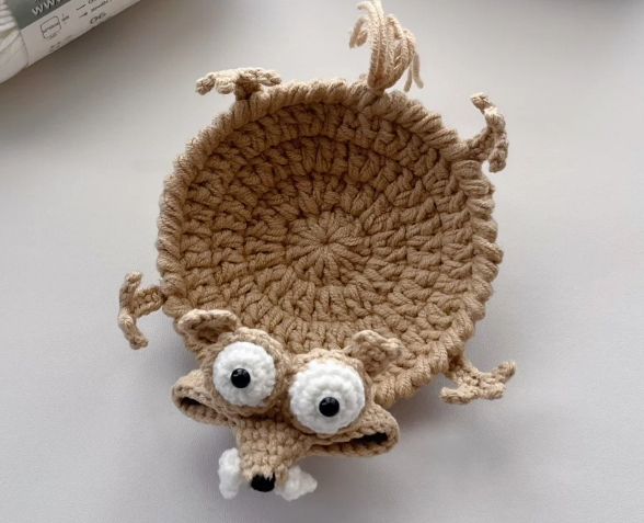 【钩针图解】倒霉鼠🐿️杯垫～